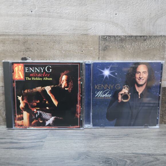 Kenny G CD Lot Auld Lang Syne Miracles Wishes Faith Paradise Heart And Soul - Picture 3 of 5